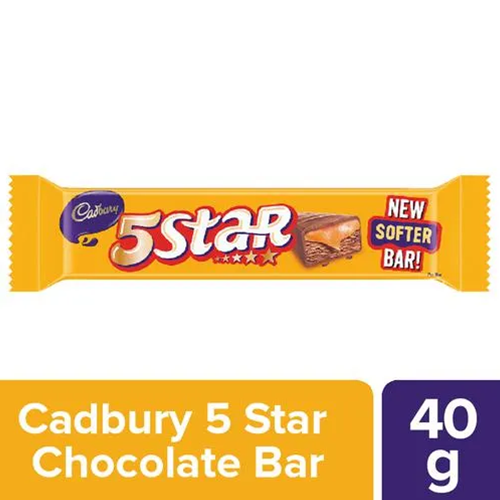 Cadbury 5 Star Chocolate Bar, 40 G